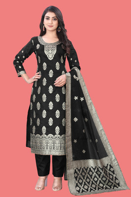 SHREE HARI FAB Art Silk Self Design Kurta & Churidar Material