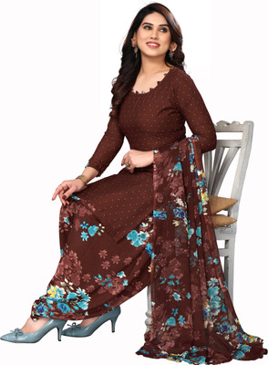 BHUMIKA CREATION Crepe Solid, Self Design Salwar Suit Material