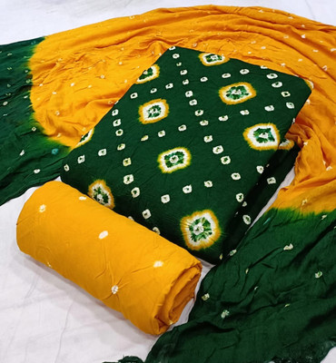 WINSSUTRA Pure Cotton Self Design Kurta & Churidar Material
