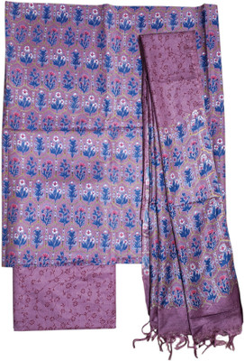 Ivikta Pure Silk Printed Salwar Suit Material