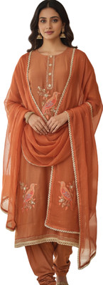 GP1 Viscose Rayon Embroidered Salwar Suit Material
