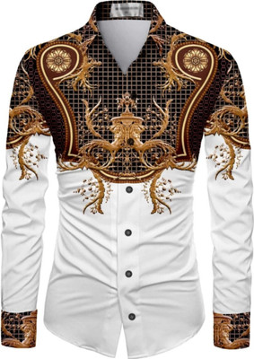 Amaanistore Polycotton Printed Shirt Fabric