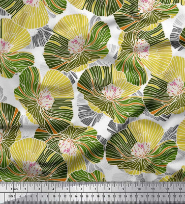 Soimoi Pure Cotton Floral Print Multi-purpose Fabric