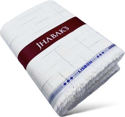 JHABAK'S Pure Cotton Checkered Shirt Fabric