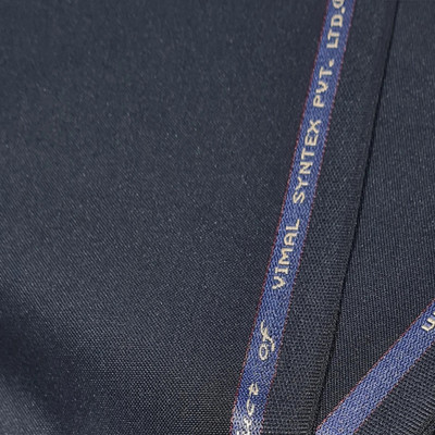 VIMAL SUITING Polycotton Solid Trouser Fabric