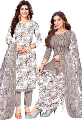 Amazia Crepe Printed Salwar Suit Material