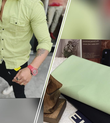 KHODIYAR FASHION Polycotton Solid Shirt & Trouser Fabric