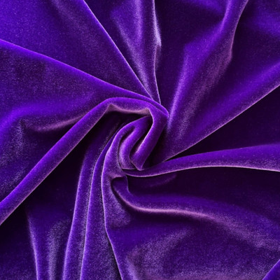 Hometail Velvet Solid Multi-purpose Fabric