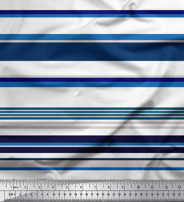 Soimoi Pure Cotton Striped Multi-purpose Fabric