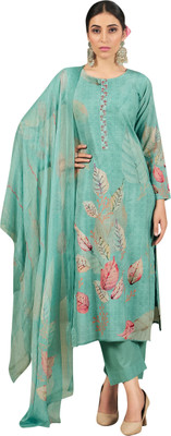 Stylee Lifestyle Cotton Silk Embroidered Salwar Suit Material