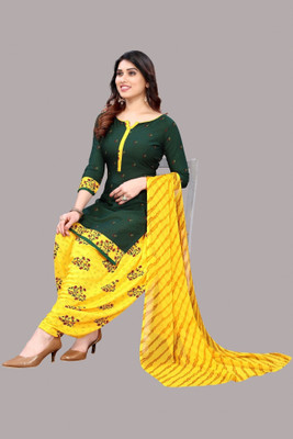BHUMIKA CREATION Crepe Solid, Self Design Salwar Suit Material