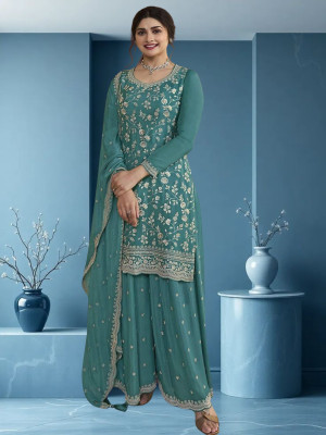 Amit Georgette Embroidered Salwar Suit Material