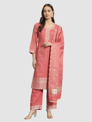 HouseOfCommon Wool Self Design Kurta & Palazzo Material