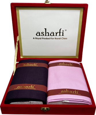 Asharfi Polycotton Self Design Shirt & Trouser Fabric