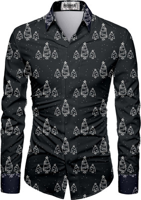 BDR ENTERPRISE Cotton Blend Printed Shirt Fabric