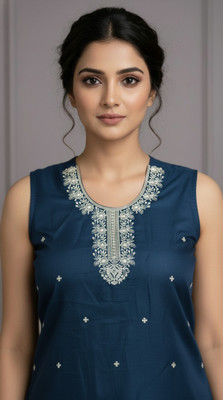 Vishvas Art Silk Embroidered Kurta Fabric