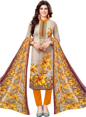 Rensil Crepe Printed Kurta & Patiyala Material
