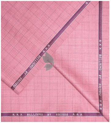 Raymond Viscose Rayon Checkered Suit Fabric