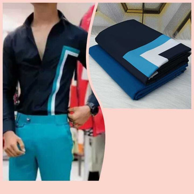 Jay Khodiyar Fashion Polycotton Printed Shirt & Trouser Fabric