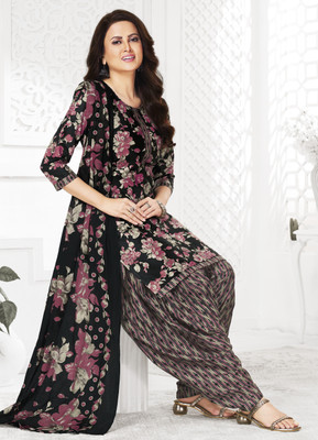 SHREE JEENMATA COLLECTION Pure Cotton Floral Print Salwar Suit Material