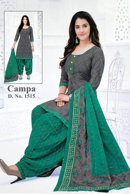 S kay silk mills Crepe Printed Salwar Suit Material