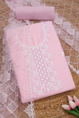 soch Chanderi Embroidered Salwar Suit Material