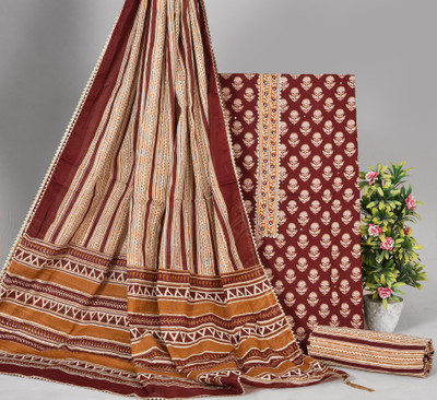 Hastkala Pure Cotton Printed Salwar Suit Material