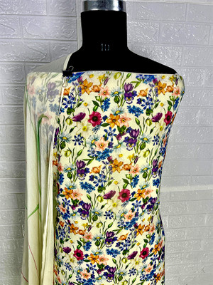 Nagi Textile Georgette Printed Kurta & Palazzo Material