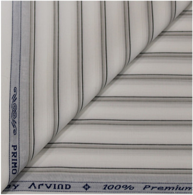 Arvind Pure Cotton Striped Shirt Fabric