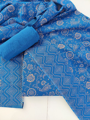 universe creation Wool Printed Salwar Suit Material