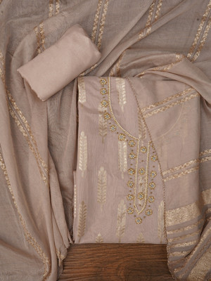Jaipur Kurti Silk Blend Self Design Salwar Suit Material