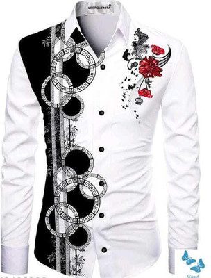 BUHA BROTHERS Cotton Blend Printed Shirt Fabric