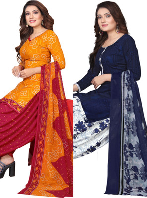 HouseOfCommon Cotton Blend Printed Salwar Suit Material