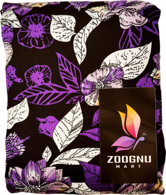 Zoognu Crepe Floral Print Kurta & Patiyala Material