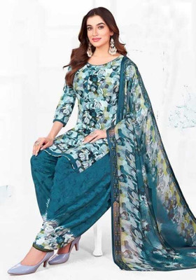 shyam enterprises Crepe Printed Salwar Suit Material