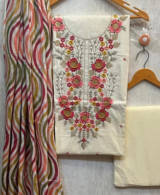 Vijaycreation Pure Cotton Floral Print Salwar Suit Material