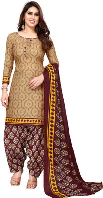 RolyPoly Cotton Blend Printed Salwar Suit Material