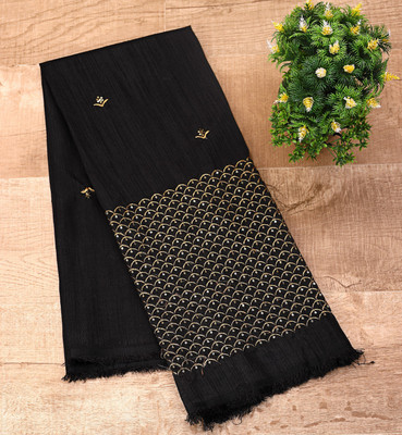 HEER FASHION Art Silk Self Design Blouse Material