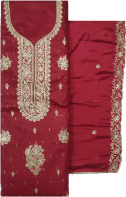 Soul Essence Pure Cotton Embroidered Salwar Suit Material