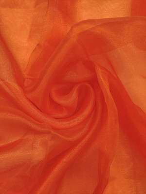 ramiv vastra Organza Solid Multipurpose Running Fabric