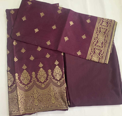Paras fashions Silk Blend Printed Kurta & Palazzo Material