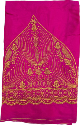 Mali Silk Blend Embellished Blouse Material