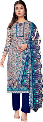 HouseOfCommon Wool Printed Salwar Suit Material