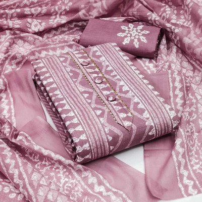 KenaEnterprises Cotton Blend Printed Salwar Suit Material