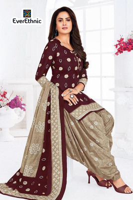 Dutt Textiles Crepe Printed Salwar Suit Material