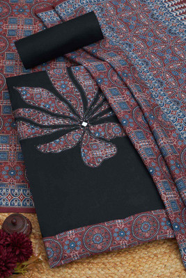 soch Cotton Blend Printed Salwar Suit Material