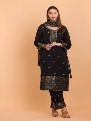 HouseOfCommon Wool Self Design Kurta & Palazzo Material