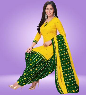 Rosniya Crepe Printed Salwar Suit Material