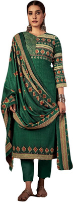 Rosaniya Wool Printed Salwar Suit Material