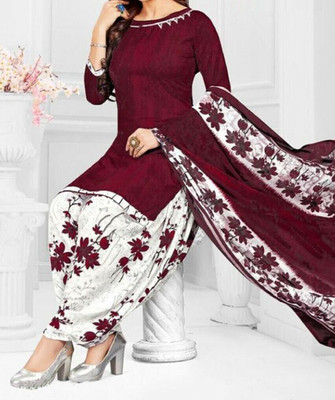 BHUMIKA CREATION Crepe Printed Salwar Suit Material